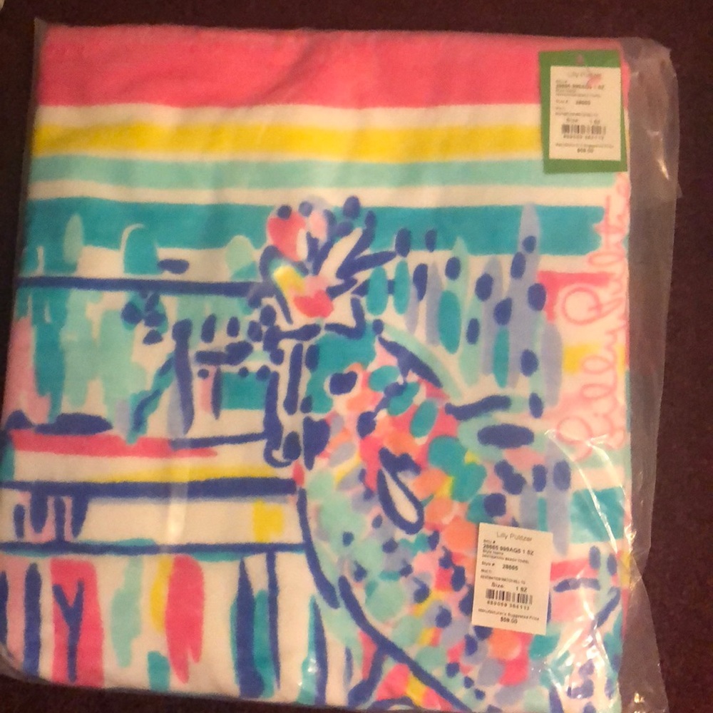 Lilly Pulitzer large beach towel